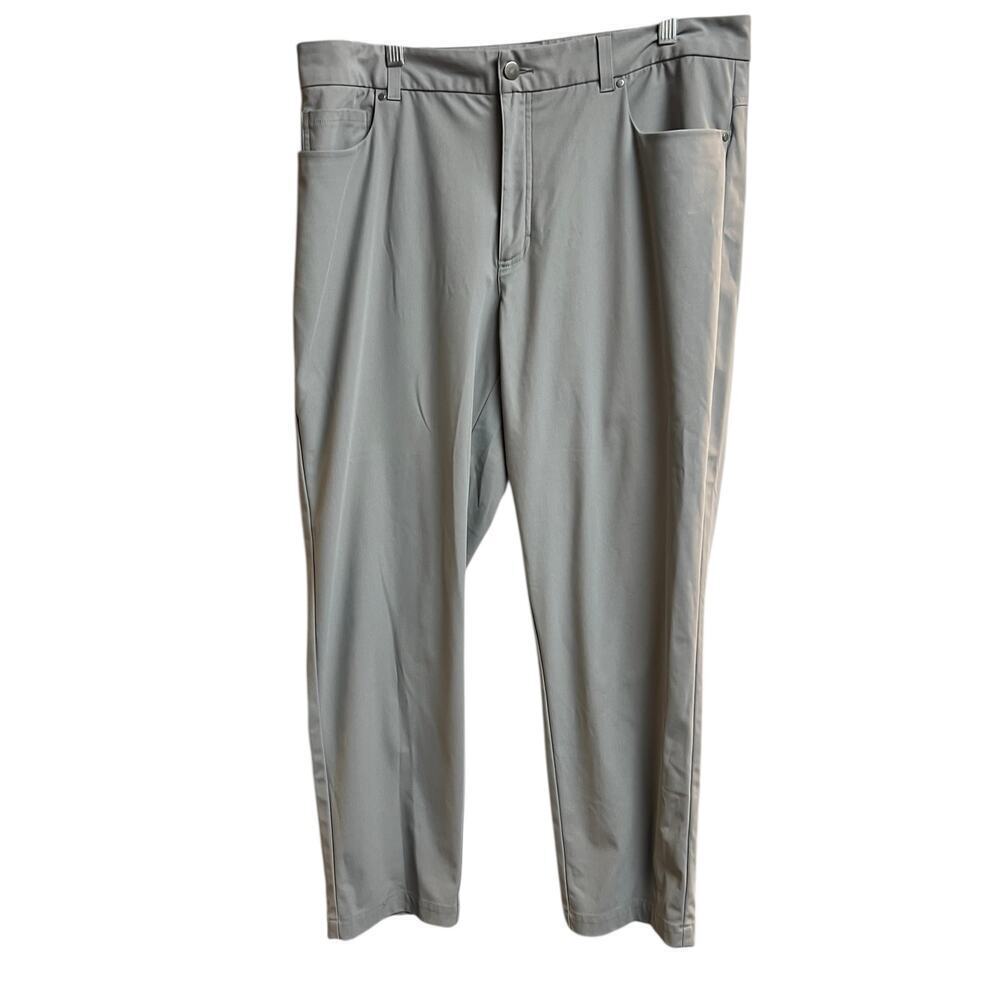 VRST Chino Golf Pants Casual Athletic Fit Stretch Men's 38x30 Gray